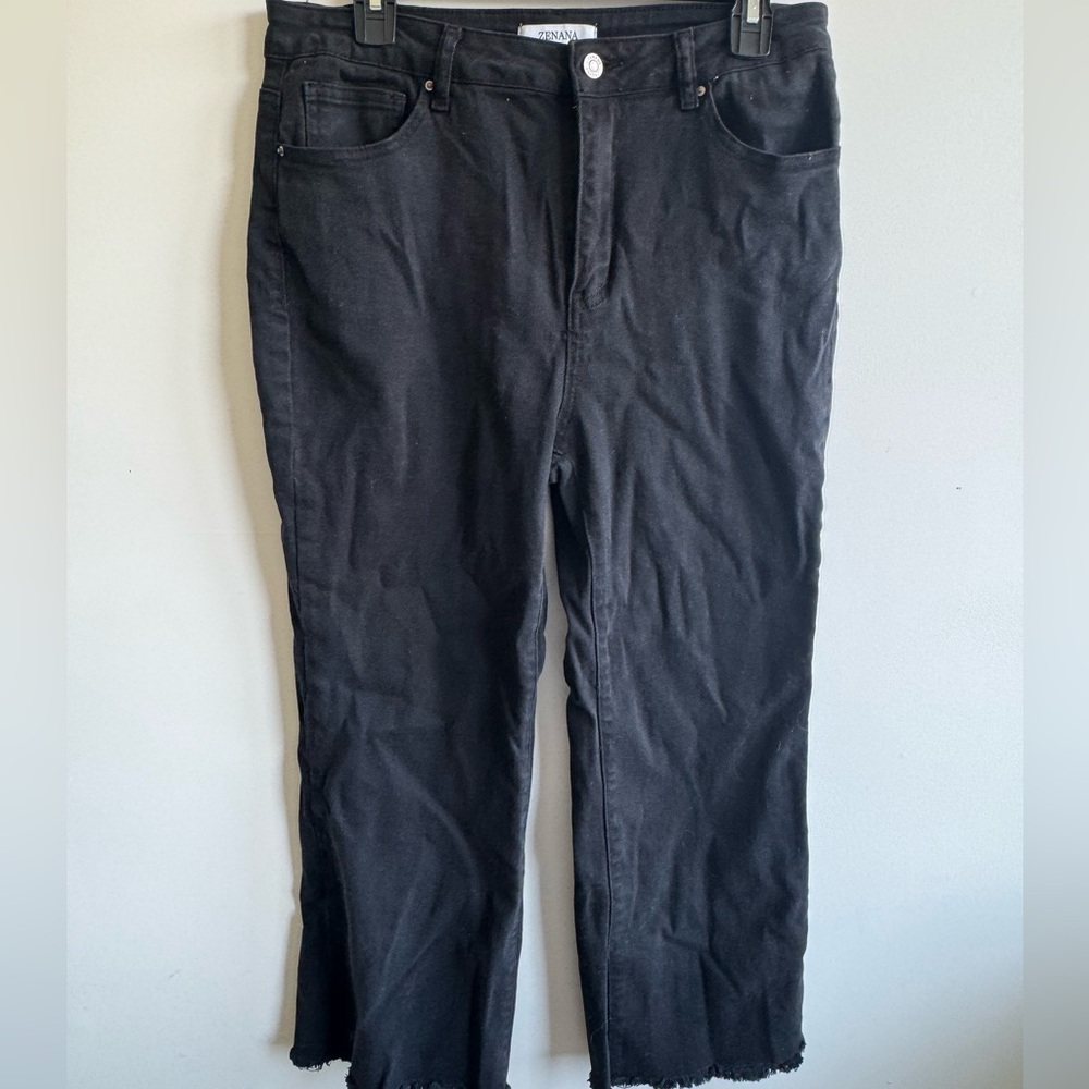 Zenana Outfitters Dark Ankle Jeans